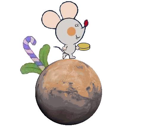 Maus auf dem Mars