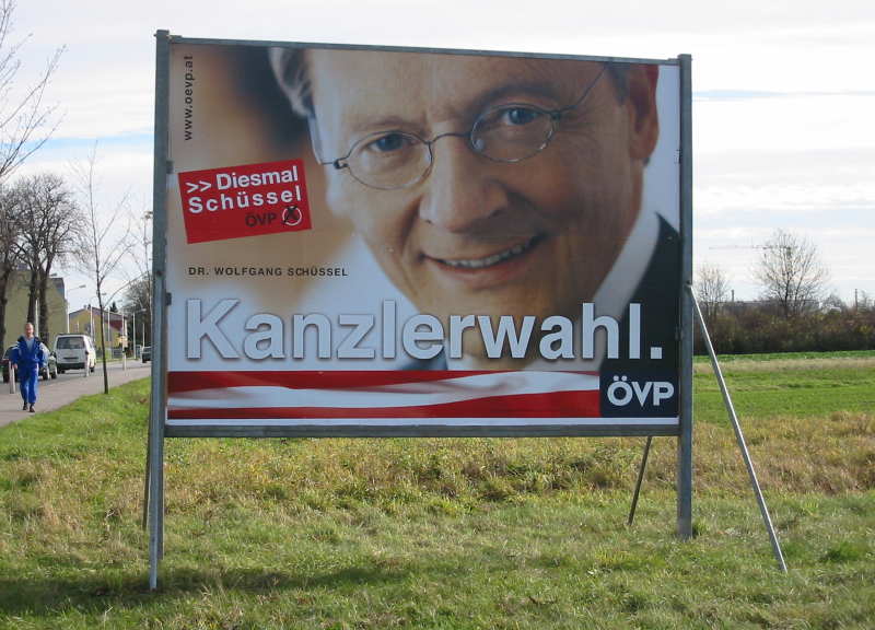 Wahlplakat